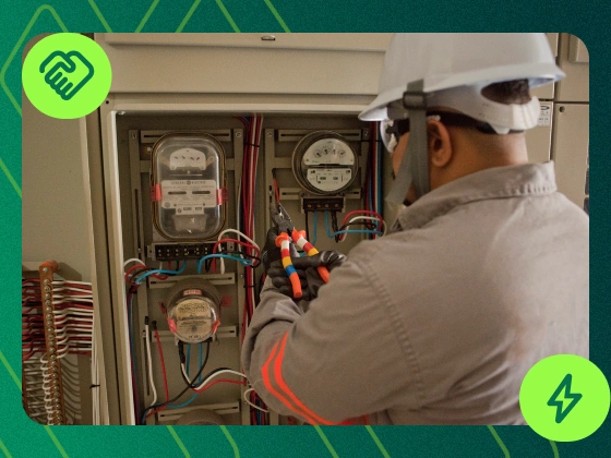 Corte e religação de energia