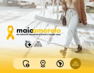 Maio Amarelo 2026 segurança no trânsito